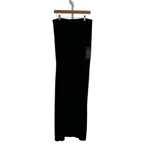 Tuckernuck NEW Velvet Sonya Elegant Strapless Formal Black Maxi Dress Size S - Picture 7 of 11